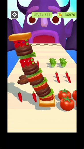 Sandwich runner🍎❤️‍🔥New Update level 723 #sandwichrunner#gaming#shorts #viral#dtoxyash