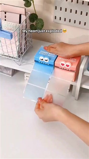 Pull Out Cartoon Memo Pad: cute stationery for study & journaling