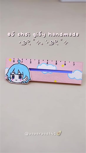 Đồ handmade bằng giấy dễ thương - cute paper handmade tutorials ₍ᐢ._.ᐢ₎♡༘ 🎧🌷🌱✨ #paperpad142 #paperdiy#xuhuongde #xuhuong