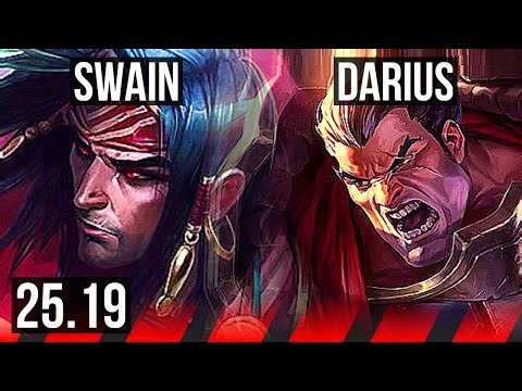 SWAIN vs DARIUS (TOP) | 44k DMG, Godlike | EUW Master | 25.19