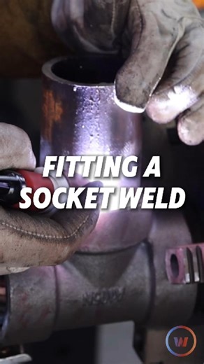 Socket welds are a common first assignment in the field. My quick fit-up: mark the shoulder, pull back to the correct gap with a spacer, drop a tack, square the opposite side for tack two, bump the first side square for tack three, then close it with tack four. What is your favorite way to fit a socket weld #socketweld #pipewelding #fittertips #welding #welddotcom | Weld.com