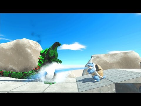 Heisei Godzilla Green Evolution Epic Battles - Animal Revolt Battle Simulator