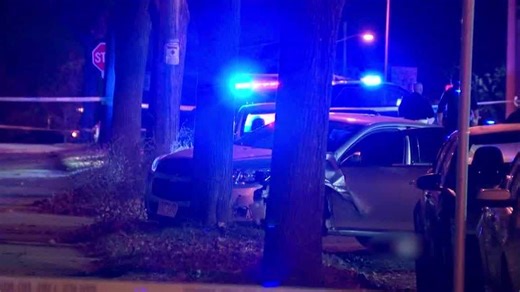 Milwaukee police investigate car crash at deadly shooting scene
