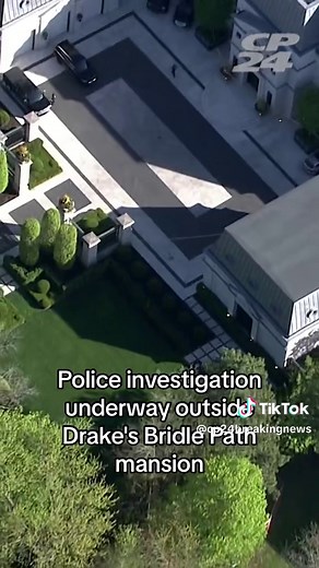 Police investigation underway outside Drake's Bridle Path mansion There is a large police presence outside of Drake’ Bridle Path mansion Tuesday morning. Police tape and patrol cars could be seen outside of the rap superstar’s home, but little is known about the investigation at this time. Officers were called to the area of Park Lane Circle and Post Road, not far from the residence, overnight for reports of a shooting. A man was found at the scene suffering from serious, but non-life-threatenin