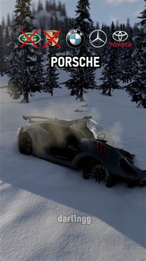 Cars Brake Test on Snow ❄️🚗 – Who Stops First? 🧊💥