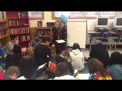 Poetry Mini-Lesson in Reader's Workshop at Walker Middle School