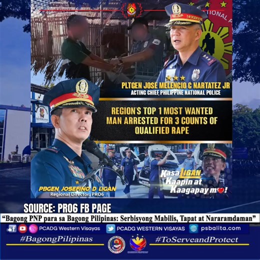 𝐑𝐞𝐠𝐢𝐨𝐧’𝐬 𝐓𝐨𝐩 𝟏 𝐦𝐨𝐬𝐭 𝐰𝐚𝐧𝐭𝐞𝐝 𝐦𝐚𝐧 𝐚𝐫𝐫𝐞𝐬𝐭𝐞𝐝 𝐟𝐨𝐫 𝟑 𝐜𝐨𝐮𝐧𝐭𝐬 𝐨𝐟 𝐐𝐮𝐚𝐥𝐢𝐟𝐢𝐞𝐝 𝐑𝐚𝐩𝐞 Iloilo City – Elements of the Tubungan Municipal Police Station (MPS) successfully arrested the Region’s Top 1 Most Wanted Person for three (3) counts of Qualified Rape of a Minor, under Article 266-A, Paragraph 1, in Relation to Article 266-B of the Revised Penal Code, as amended in relation to Republic Act No. 7610, during the service of Warrant of Arrest conducted at