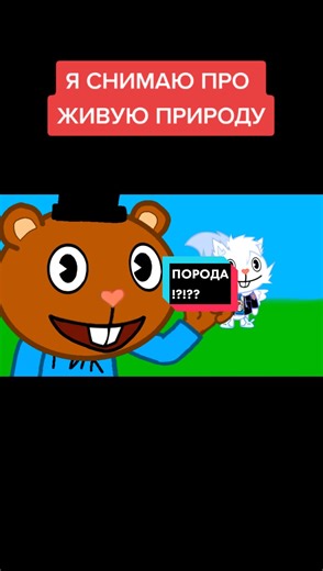 Animated Bear and Cat in Colorful Outdoor Scene