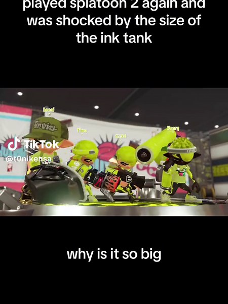 i did not need that much ink 🙅‍♂️ #splatoon2