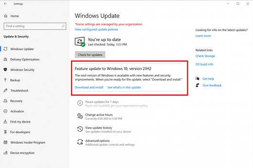 Windows 10 21H2 se llamará Windows 10 November 2021 Update y ya se puede descargar la ISO para instalaciones limpias