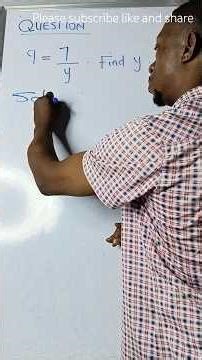 Simple Algebraic Fraction Equation #algebraicequation , #algebraicexpression #maths