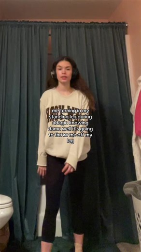 once that standing leg’s cheek disengages it’s over…same for turning in that pirouette prep right before takeoff, i know i’m setting myself up but my hip flexors do not gaf … #ballet #ballettok #fyp #drewgooden #adagio