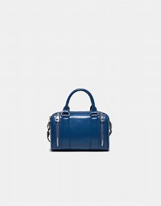 Stradivarius - Sac bandoulière à détails zippés - Bleu | ASOS
