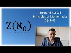 Bertrand Russell - Principles of Mathematics - §§ 41 to 45