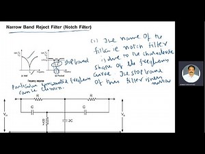 Narrow Band Reject Filter--Notch Filter