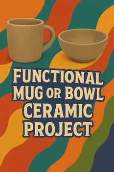 Functional Mug or Bowl Ceramic Project | Lessons, Rubric & Peer Critique | MS-HS