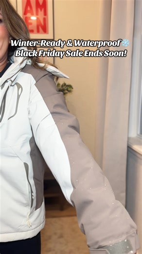 This waterproof ski jacket is a must for winter adventures ⛷️❄️ Lightweight, warm, and built to keep you dry all day long — and it’s on Black Friday SALE right now 👀 Grab it while sizes are still in stock! ⏳ @CAMEL SPORTS SHOP #cameljacket #tiktokshopblackfriday #tiktokshopcybermonday #affordablejacket #skijacket