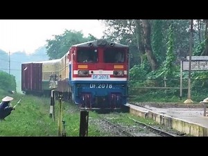 Historic Burma Railways - 100 yr old track & switching gear - Pyin Oo Lwin Station, Myanmar Railways