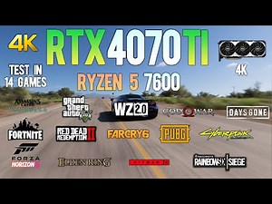 RTX 4070 Ti : Test in 14 Games at 4K - RTX 4070Ti Gaming