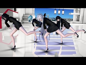 [MMD]1724 TDA Uniform Haku Tori Yoru Miku LUVORATORRRRRY! [DL][1080P,60FPS][RAY MMD]
