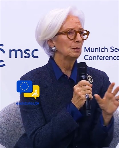Turkeys Don’t Vote for Christmas — Christine Lagarde’s Blunt Warning at #MSC2026 🇪🇺⚡ At the Munich Security Conference 2026, Christine Lagarde, President of the European Central Bank, delivers one of the most striking lines of the conference — a direct message about reform and bureaucracy in Europe. Lagarde argues that real change is difficult because: ➡️ Institutions rarely reduce their own power ➡️ Bureaucracies naturally defend their role ➡️ Radical reform requires strong political leadersh