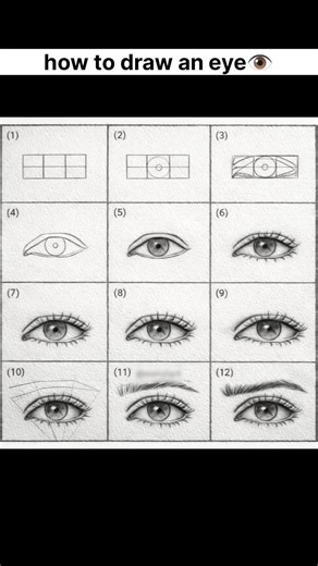 How to draw an eye 👁️