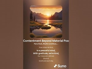Finding Contentment Beyond Material Possessions