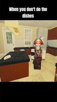 When you don't do the dishes💀#roblox #robloxanimation