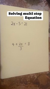 1.3K views | Solving multi step equation | Math Problems PH | Facebook