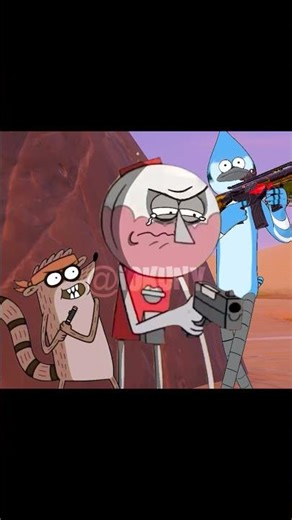 Mordecai, Rigby and Benson play with fire in Fortnite!? #shorts