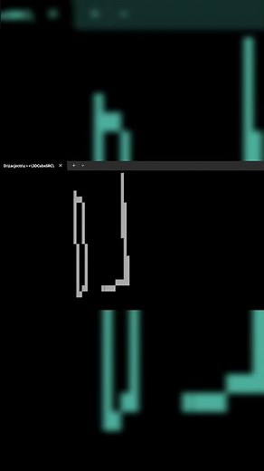 Who needs OpenGL, making a 3D Cube in windows CMD #c++ #programming #3D