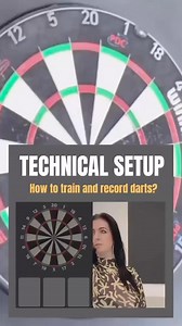 I often get questions about how I record my training videos, so here’s my setup – not perfect, but it works! 📌 CAMERAS 📷 Target – an old iPhone placed roughly at board height. 📷 Oche – an old iPad (yes, taped to a tripod with carpet tape 😅). The camera is below the board, so the recordings have a low-angle view. Tripod downsides? ⚠️ It shakes when I walk past it. ⚠️ I often bump into it and have to realign everything. ⚠️ Fixed angle – limited flexibility in camera positioning. 📌 MIRROR – A 