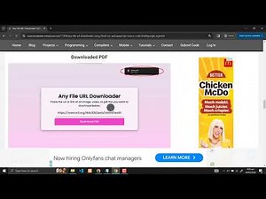 Any File URL Downloader Using HTML, CSS and JavaScript with Source Code