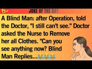 😂 Joke Of The Day | A Blind Man’s Unexpected Hospital Moment #humor
