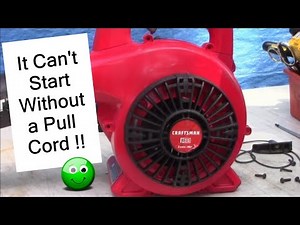How to Replace the Starter Rope on your Craftsman B215 Leaf Blower