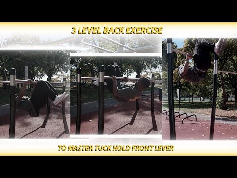 HOW TO FRONT LEVER STRONGER WITH TUCK FL FOR BEGINNERS | 4G4GW