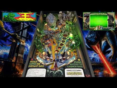 Visual Pinball 10.8.1 - Godzilla (Sega 1998)