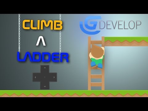 Climb a ladder on a mobile device: Gdevelop 5