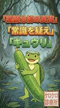 きゅうり酵素で痩せるは嘘？医学的な仕組みを公開