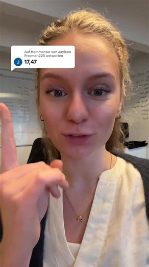 Antwort auf @Jayleen Freeman225