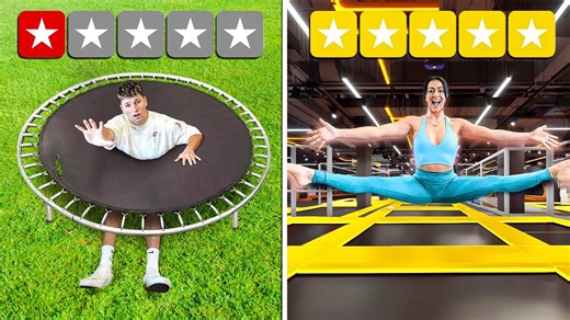 1-Star vs 5-Star Trampoline Parks Put to the Test
