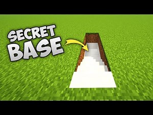 How to Make a Secret Base in Minecraft