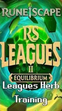 Could This Be The Easiest Way To Train Herblore In Runescape Leagues?