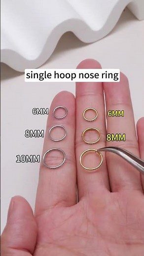 Perfect Titanium Nose Ring for Fresh Septum Piercings #piercing #titanium