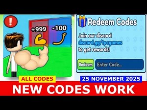 *NEW CODES*💪 Strong Muscle Simulator ROBLOX | ALL CODES | November 25, 2025