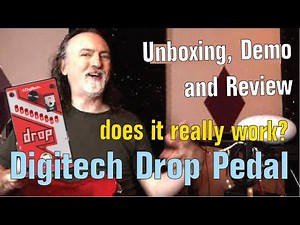 Digitech Drop Effect Pedal // Unboxing, Demo and Review (does it really work??)
