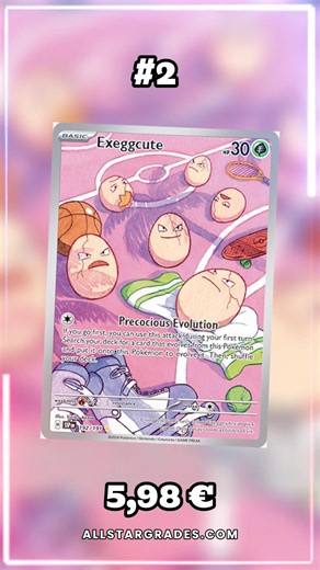 Top 10 Exeggcute Pokemon Cards!