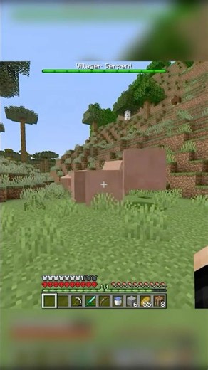 This Custom Villager Boss Is Insane 🚀😼💁 In Moded Mine #minecraft #reels #shorts #viral
