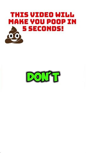 This Video Will Make You Poop #challenge #animation #funny