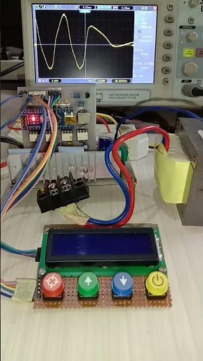 Arduino Nano SPWM generator w/ TLP250. #shorts